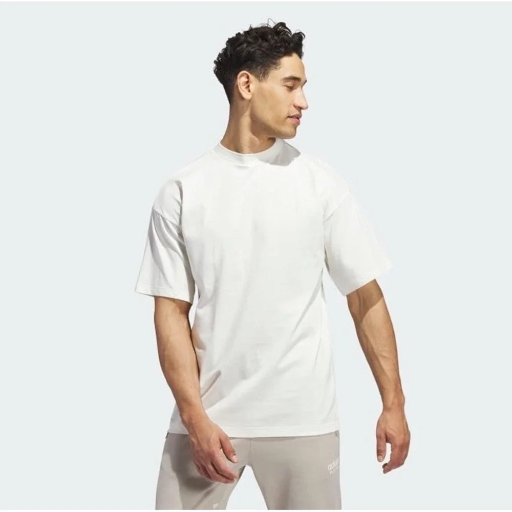 adidas Originals Men's Select T-Shirt, Off White/Off White, Medium